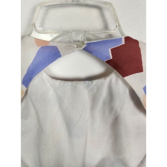 PEPPERMAYO Women's Sz. 4/1 Lani Linen Mini Dress – Abstract Resort - Picture 8 of 9